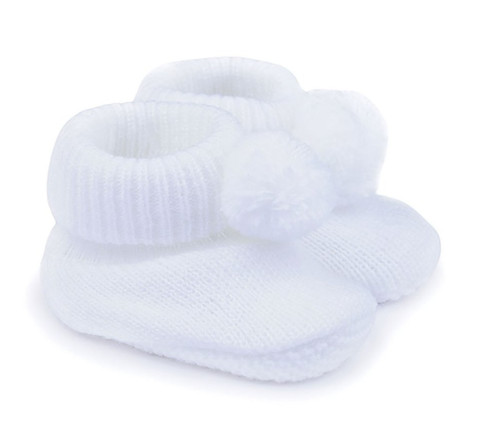 Baby boy girl booties pom - baby,
