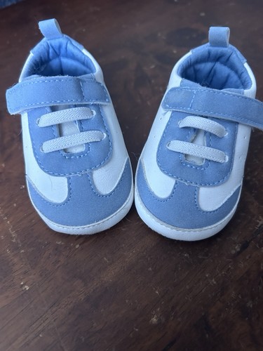 Baby boy blue white trainer - baby,