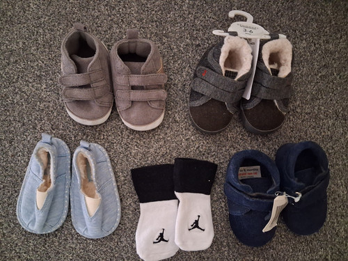 Baby boys pram - pram, shoes